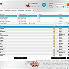 Party Poker Cash games board