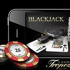 Play Blackjack on mobile devices 