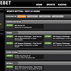 Centrebet sports betting board