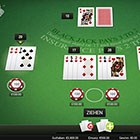 Blackjack on tablets